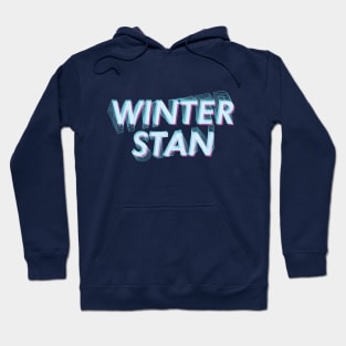 AESPA winter stan name futuristic text glitch MY | Morcaworks Hoodie